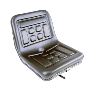 Siège de tracteur pour épurateur et balayeuse en PVC noir durable