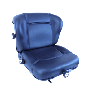 Siège universel noir en PVC pour chariot élévateur et machine de construction