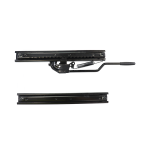 Ensemble de glissières de siège noires pour siège de tondeuse à rayon de braquage zéro