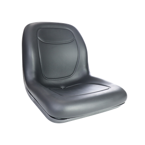 Siège en PVC noir avec plusieurs trous de montage